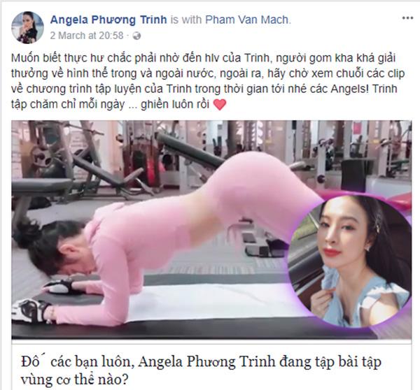 hot: angela phuong trinh khoe clip tap gym, dan mang "nhiet tinh" soi loi! - 5